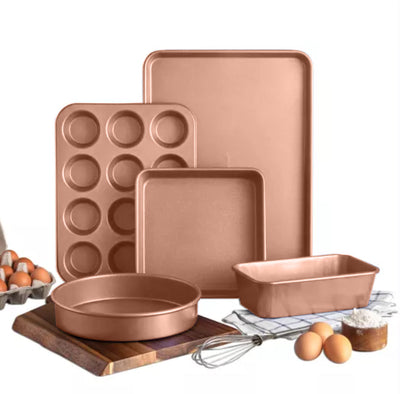 Easy-demolding baking tool set of 5 pieces