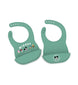 6-Color Personalized Baby Bib - Minnie Daisy Design