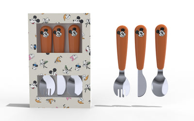 4-Color Baby tableware set of 3 pieces